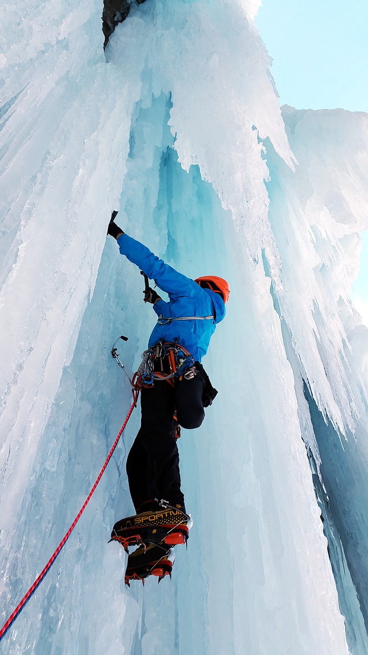 ice climbing